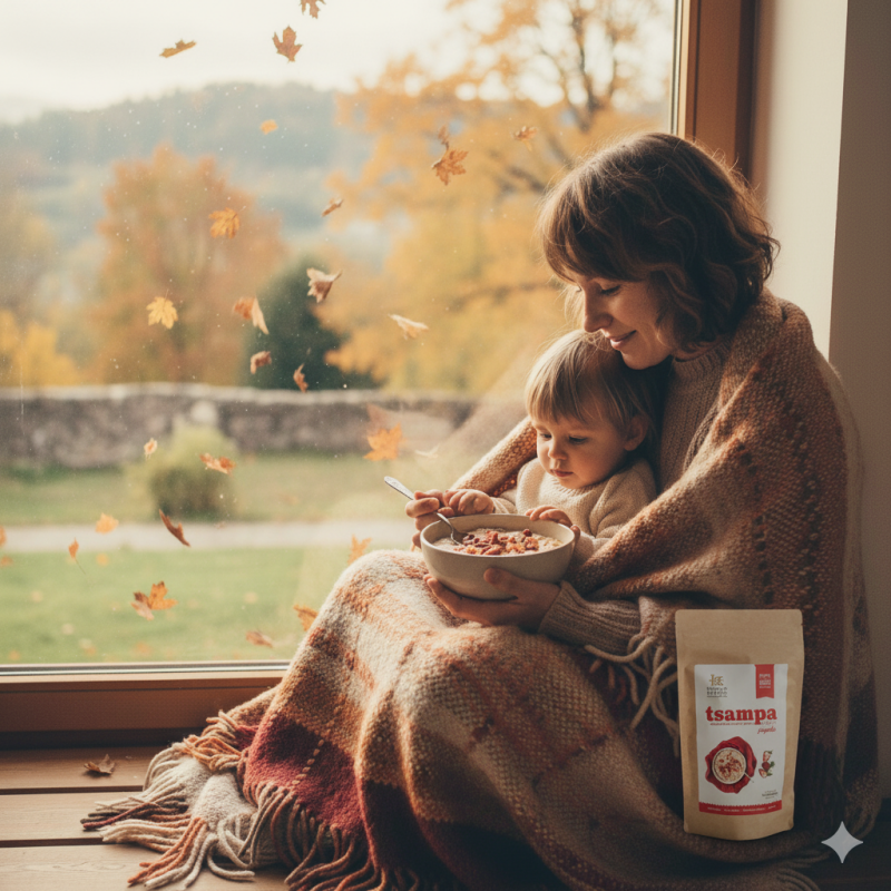 Naravna malica ječmenova tsampa_tropska malica